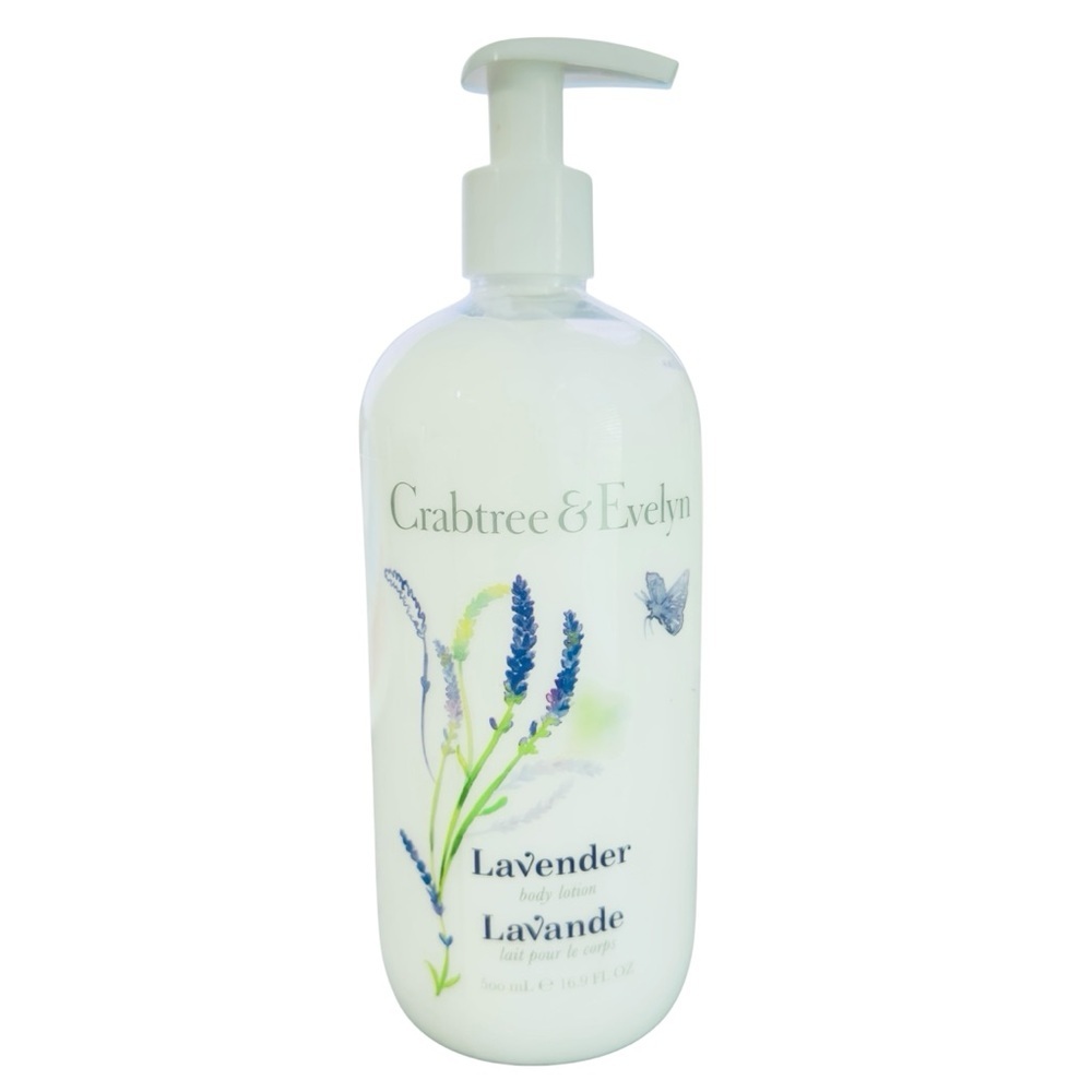 Crabtree & Evelyn LAVENDER Body Lotion Full Size 500 ml 16.9 fl oz New